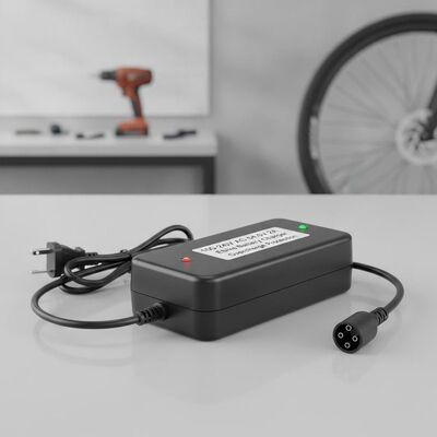 Cargador de batería de bicicleta eléctrica de 100-240V AC 54.6V 2A con protección contra sobrecarga para carga de bicicleta eléctrica